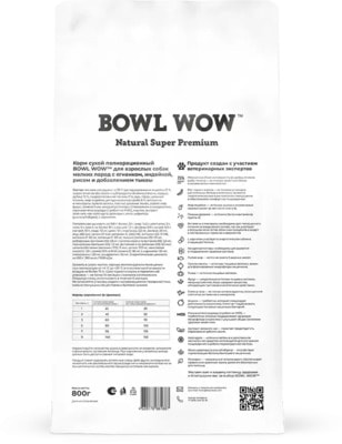   Bowl Wow     (, , , ) (,  2)